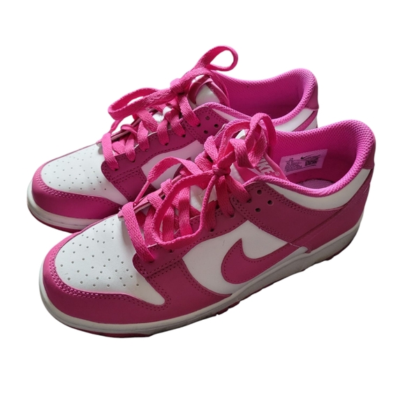 Nike Other - Nike dunk low fuchsia & white sneakers